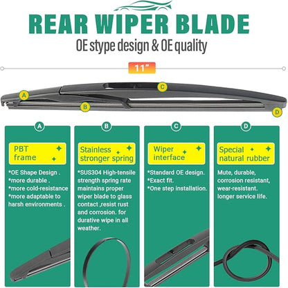 26" 15" 11" Windshield Wiper Blades Replacement - Image 4