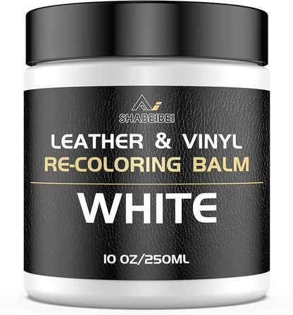 Leather Recoloring Balm, 10oz Leather Color Restorer Leather Repair Kit by SHABEIBEI