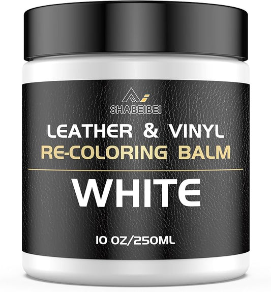 Leather Recoloring Balm, 10oz Leather Color Restorer Leather Repair Kit by SHABEIBEI