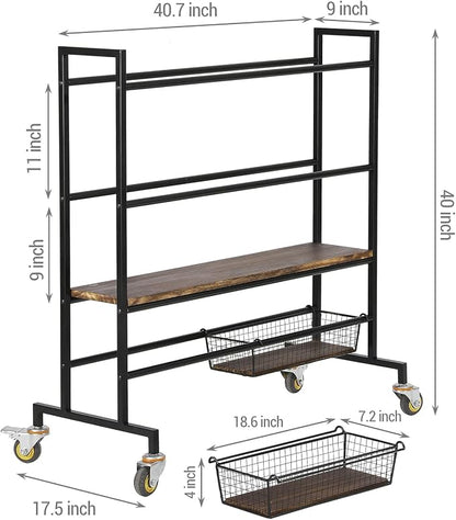 MyGift Sports Ball Organizer for Garage - Image 5