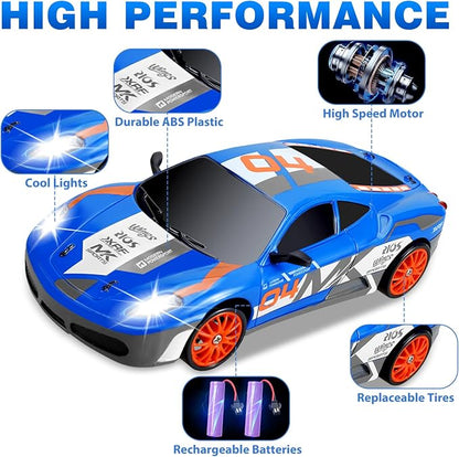 RC Drift Car 2.4GHz 1:24 Scale 4WD Remote Control Car 15KM/H High Speed - Image 3