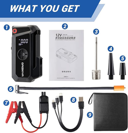 TM16K2 Car Jump Starter 8000A Jump Starter Battery Pack - Image 7