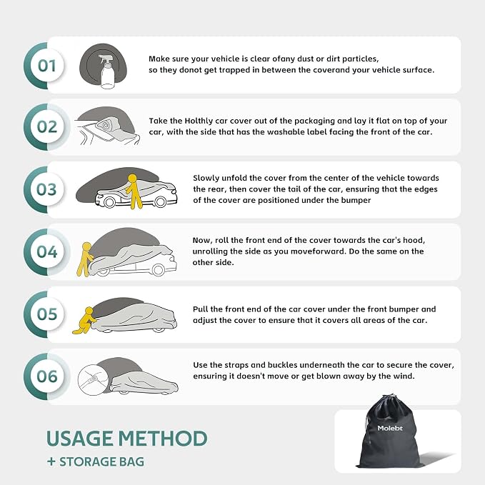 Hatchback Car Cover Waterproof All Weather - Image 6