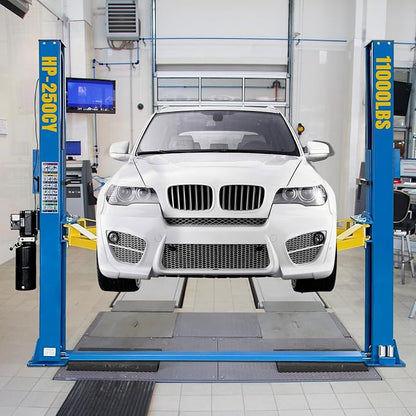 110V Two Post Car Lift 11, 000 LBS, Single-Sided Unlocking Heavy Duty Floor - Image 8