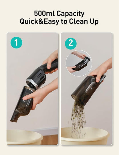 Aspiron Cordless Handheld Vacuum, 24KPA Powerful Car Vacuum, Rechargeable - Image 8
