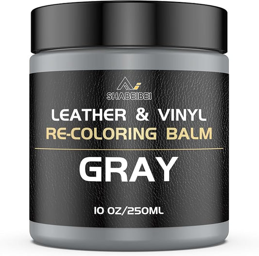 Leather Recoloring Balm, 10oz Leather Color Restorer Leather Repair Kit by SHABEIBEI