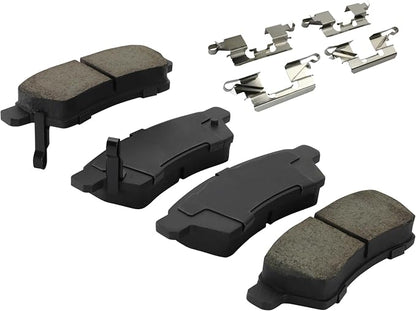 Premium Ceramic Rear Brake Pads Compatible - Image 2