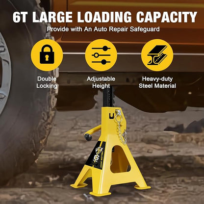 YELLOW JACKET Jack Stands 6 Ton - Image 2