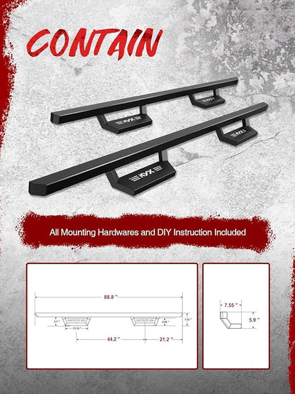 KYX Running Boards for 2005-2023 Tacoma Double Cab Pickup Truck, 5 inches Side - Image 6