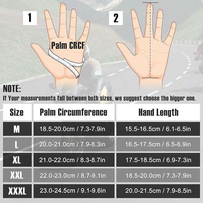 COFIT Motorcycle Gloves for Men and Women, Full Finger Touchscreen Motorbike - Image 5