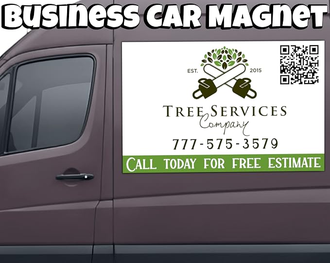 My Happy Customized Gifts Custom and Professional Logo Magnet Sign Personalized - Image 6