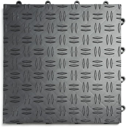GarageTrac Diamond, Durable Interlocking Modular Garage Flooring Tile by BigFloors