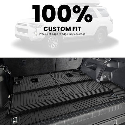 LASFIT Cargo & Backrest Mats for Toyota 4Runner 2013-2024, All Weather Custom - Image 4