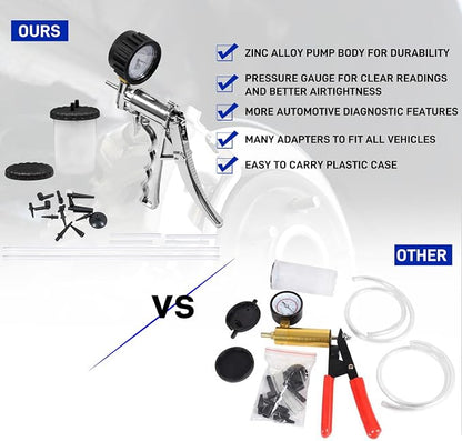 Hand Vacuum Pump Brake Bleeder Kit - Image 4