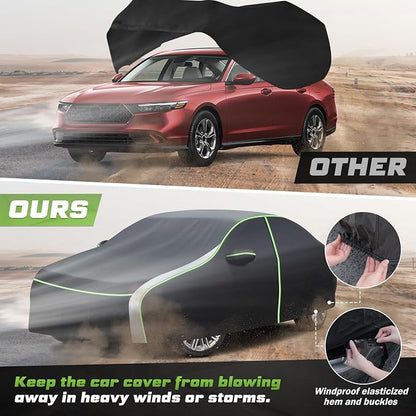 Mixsuper Liner Car Cover for Honda Accord 2001-2026, 7 Layers Waterproof Car - Image 6