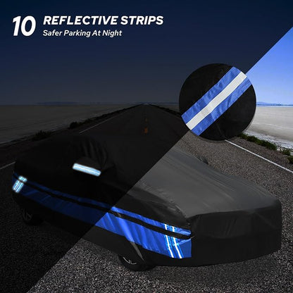 10-Layer for Toyota Corolla Car Cover Waterproof All Weather for Automobiles - Image 5
