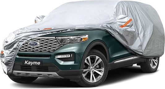Kayme Car Covers for Automobiles Waterproof All Weather Sun Uv Rain Protection by kayme