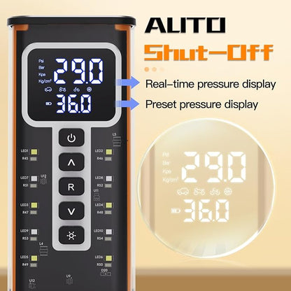 Tire Inflator Portable Air Compressor, Air Pump - Image 4