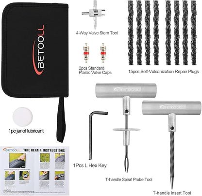 Tire Repair Kit, for car Motorcycle, Golf Cart, Trailer etc. - Image 2