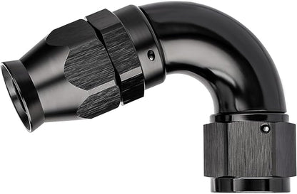 EVIL ENERGY 12AN 120 Degree PTFE One Piece Full Flow End Hose Fitting Aluminum by EVILENERGY