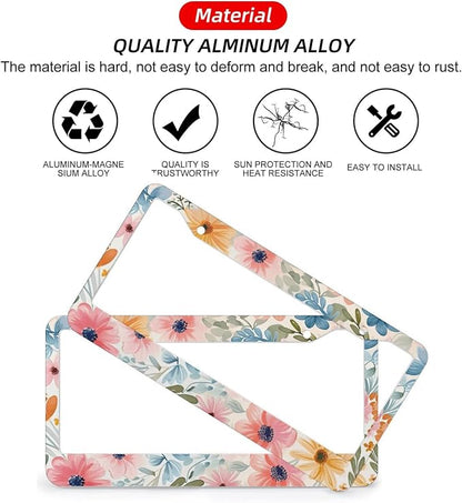 Flowers Floral License Plate Frames - Image 3