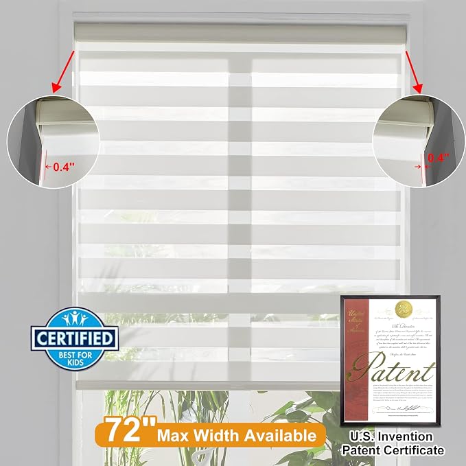 Persilux Custom Size Cordless Zebra Blinds - Image 4
