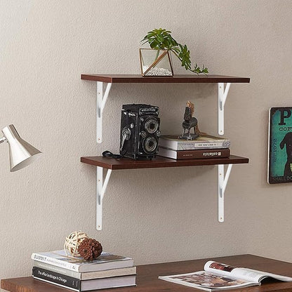 12 Pack L11 x H 8" White Heavy Duty Shelf Brackets - Image 5