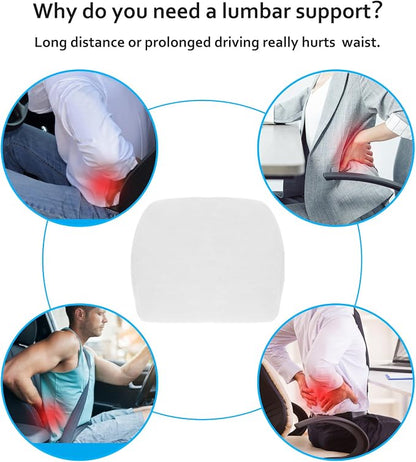 Lumbar Support Pillow Ergonomic Memory Foam Lumbar Pillow - Image 4