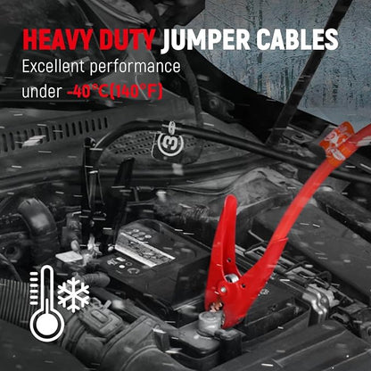 TOPDC 2 Gauge 20 Feet Jumper Cables - Image 4