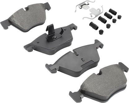 Premium Semi-Metallic Front Brake Pads Compatible - Image 2