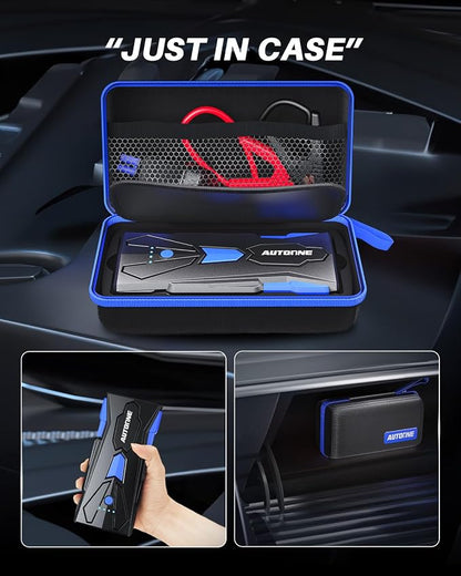 AUTOONE 6000A Car Battery Jump Starter Up to All Gas & 12L Diesel Engine - Image 4