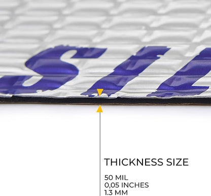 Siless 50 mil 52 sqft Car Sound Deadening mat - Image 8