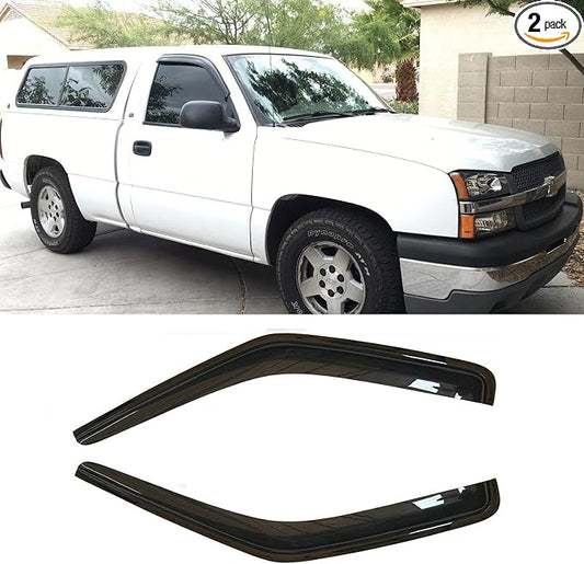 Rainproof Side Window Wind Deflectors by Puermto