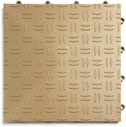 GarageTrac Diamond, Durable Interlocking Modular Garage Flooring Tile by BigFloors