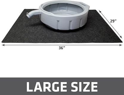 Drymate Oil Spill Mat, Premium Absorbent Oil Pad, Waterproof Backing Contains - Image 2
