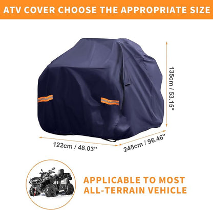 X AUTOHAUX ATV Cover for Can-am Outlander MAX XT DPS/XT-P 4 Wheelers Quad Cover - Image 6