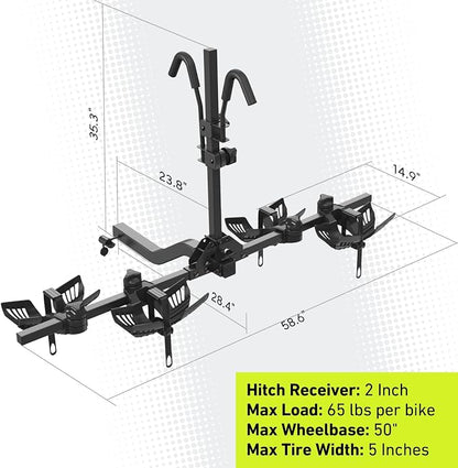 Vibrelli Hitch Bike Rack - Image 7