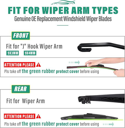 26" 18" 13" Windshield Wiper Blades Replacement - Image 7