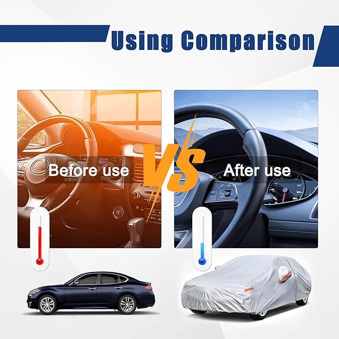 Kayme 6 Layers SUV Car Cover Custom Fit - Image 4