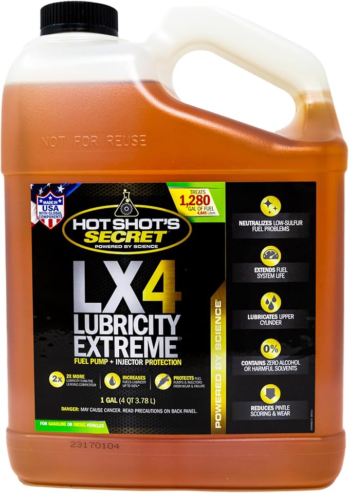 Hot Shot's Secret LX4 Lubricity Extreme 1 Gallon, Fuel Treatment by HotShotsSecret