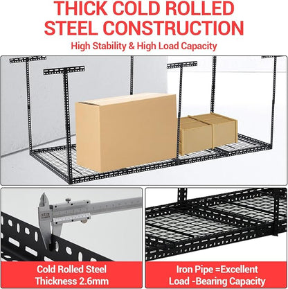 Overhead Garage Storage Rack, Heavy Duty Ceiling Storage Racks - Image 4
