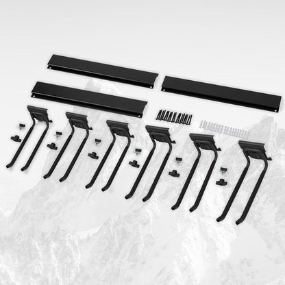 Locking Garden Tool Organizer, Garage Organization Wall Mount Storage Rack - Image 6