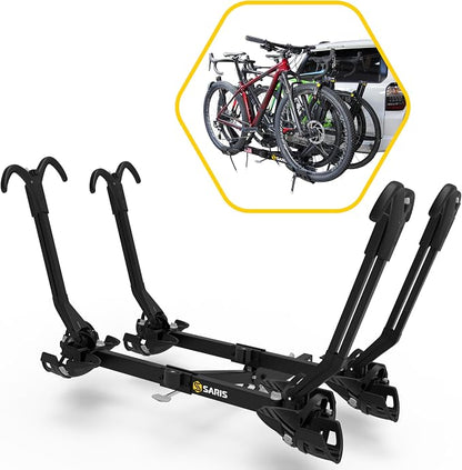 Saris SuperClamp G3 4-Bike Hitch Rack – Lightweight Platform Bike Carrier by Saris