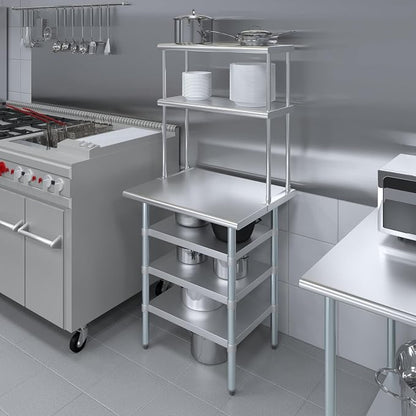 Amgood 24" x 30" Stainless Steel Work Table - Image 4