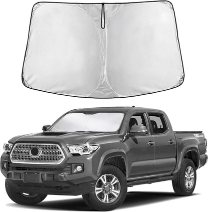 Econour Windshield Sun Shade for Toyota Tacoma 2016-2025 2026 Accessories 2Dr by EcoNour