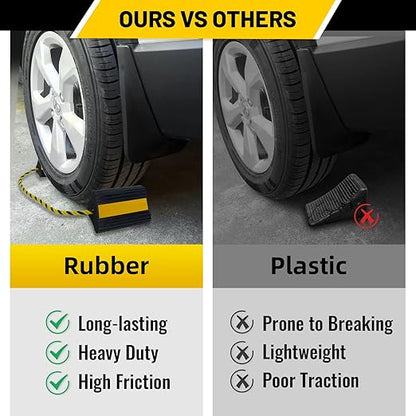 ROBLOCK Wheel Chocks for RV Trailer Camper Truck Car Aircraft, Versatile Heavy - Image 6