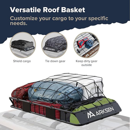 ARKSEN 54 x 34 x 6 Inch Universal Roof Rack - Image 3