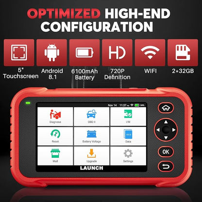 LAUNCH OBD2 Scanner CRP123i V2.0, 2025 Lifetime Update Engine ABS SRS TCM Scan - Image 7