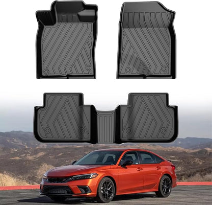 Floor Mats for Honda Civic 2022-2025 | for Acura Integra 2023-2025, All Weather by TTXLIGHTING%C2%AE