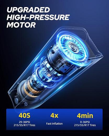 AUTOONE Tire Inflator Portable Air Compressor - Image 5